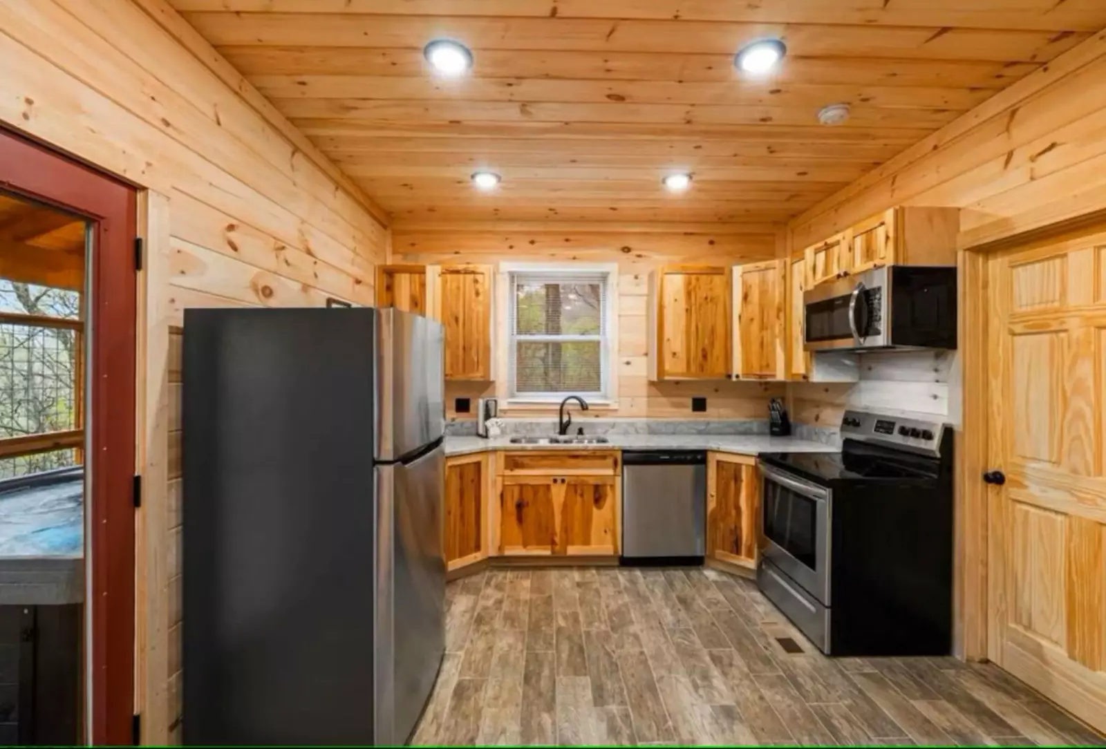 Fully stocked kitchen
