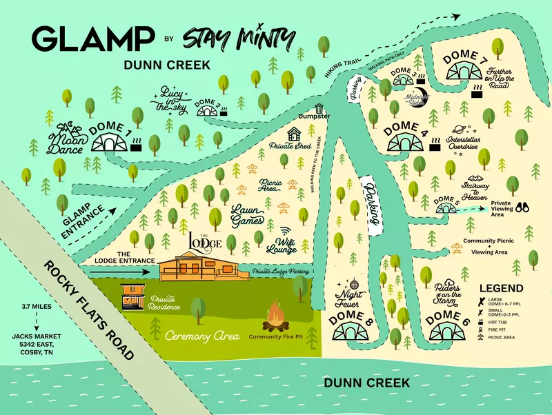 Moon Dance Dome @ GLAMP Dunn Creek