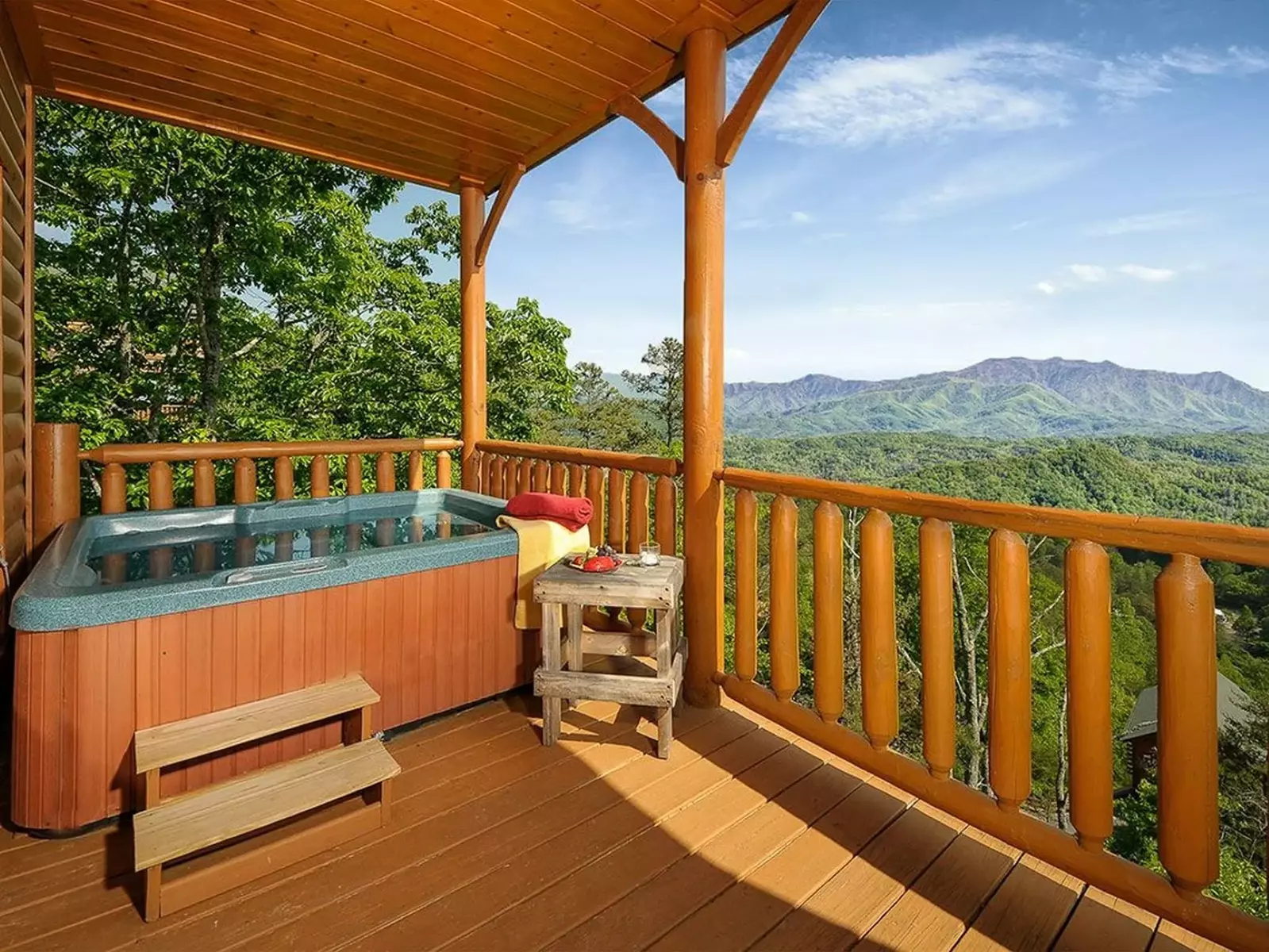 Hot Tub with a view