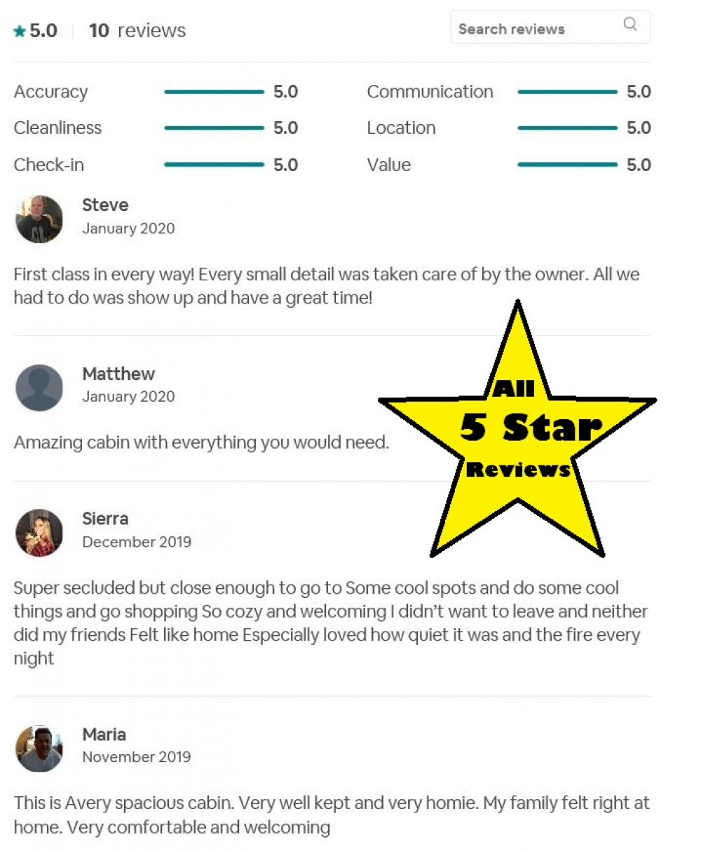 All 5 star reviews!