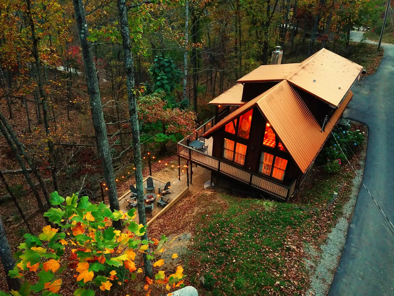 Deck & Firepit (Autumn)