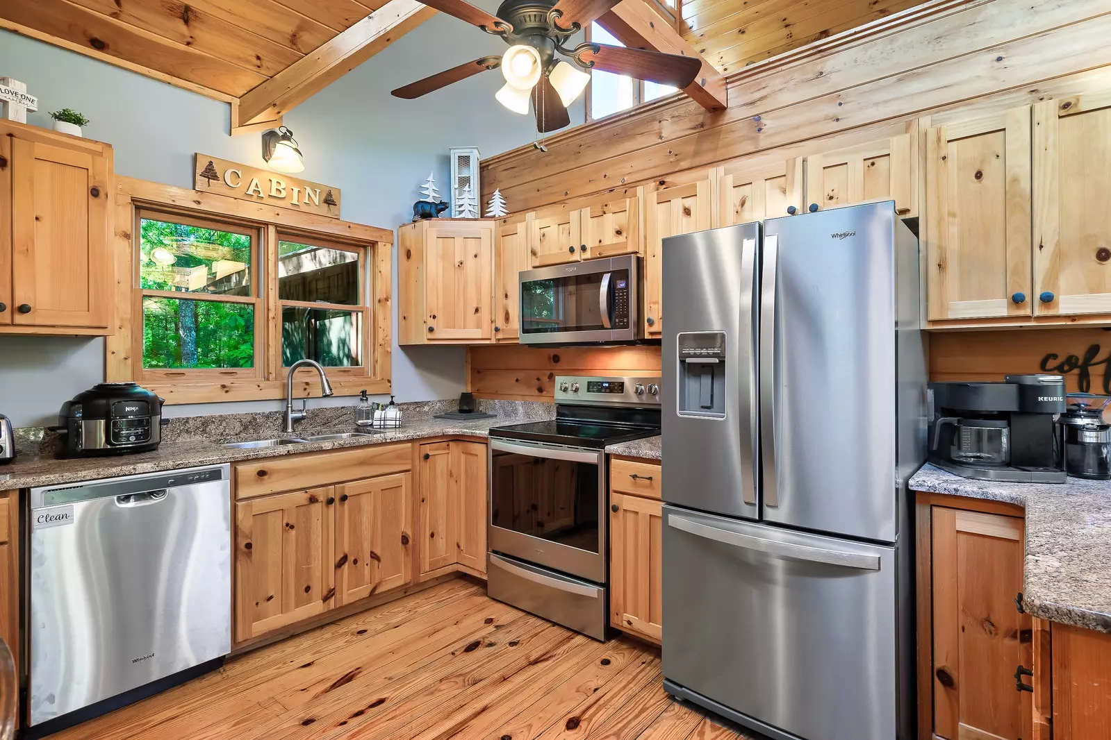 Feel at home in our well-appointed kitchen with brand new appliances and so much more