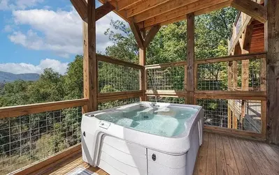 Private hot tub