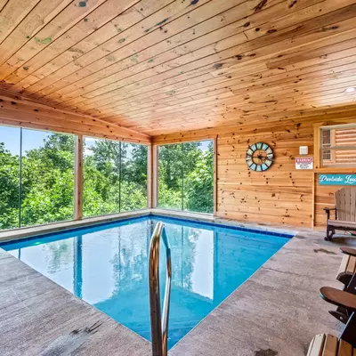 15' x 15' Swimming Pool in basement