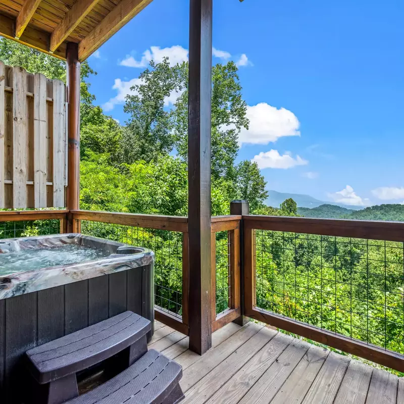 Hot Tub on lower deck