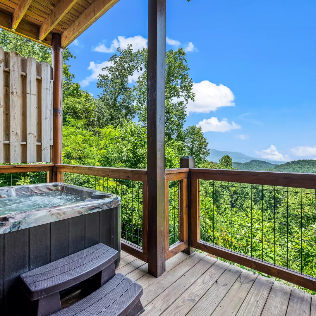 Hot Tub on lower deck