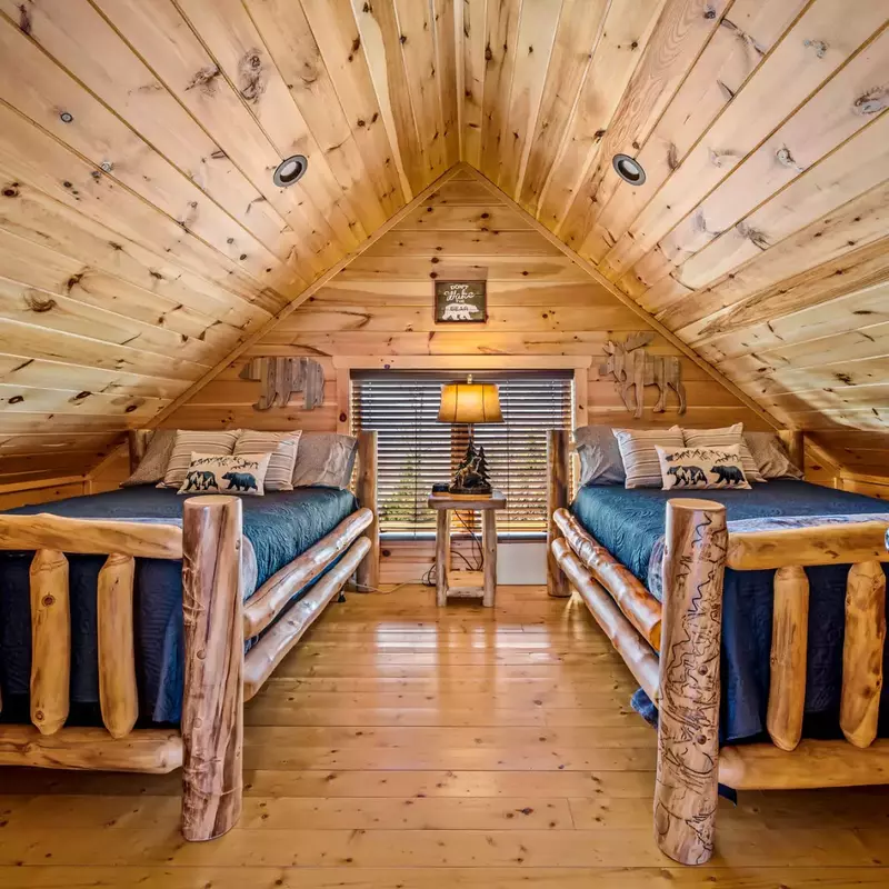 Bunk room with 2 Full Size Beds