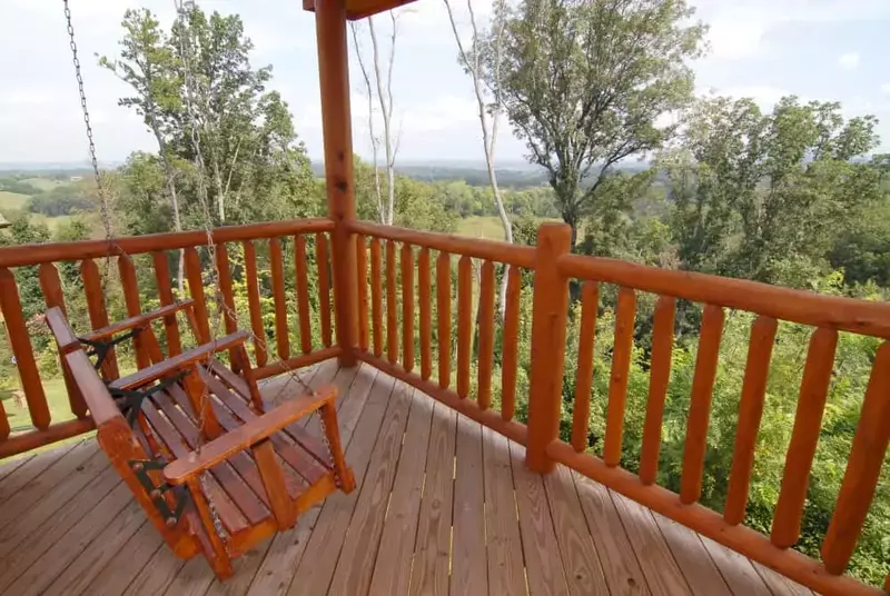 A Swing on the deck