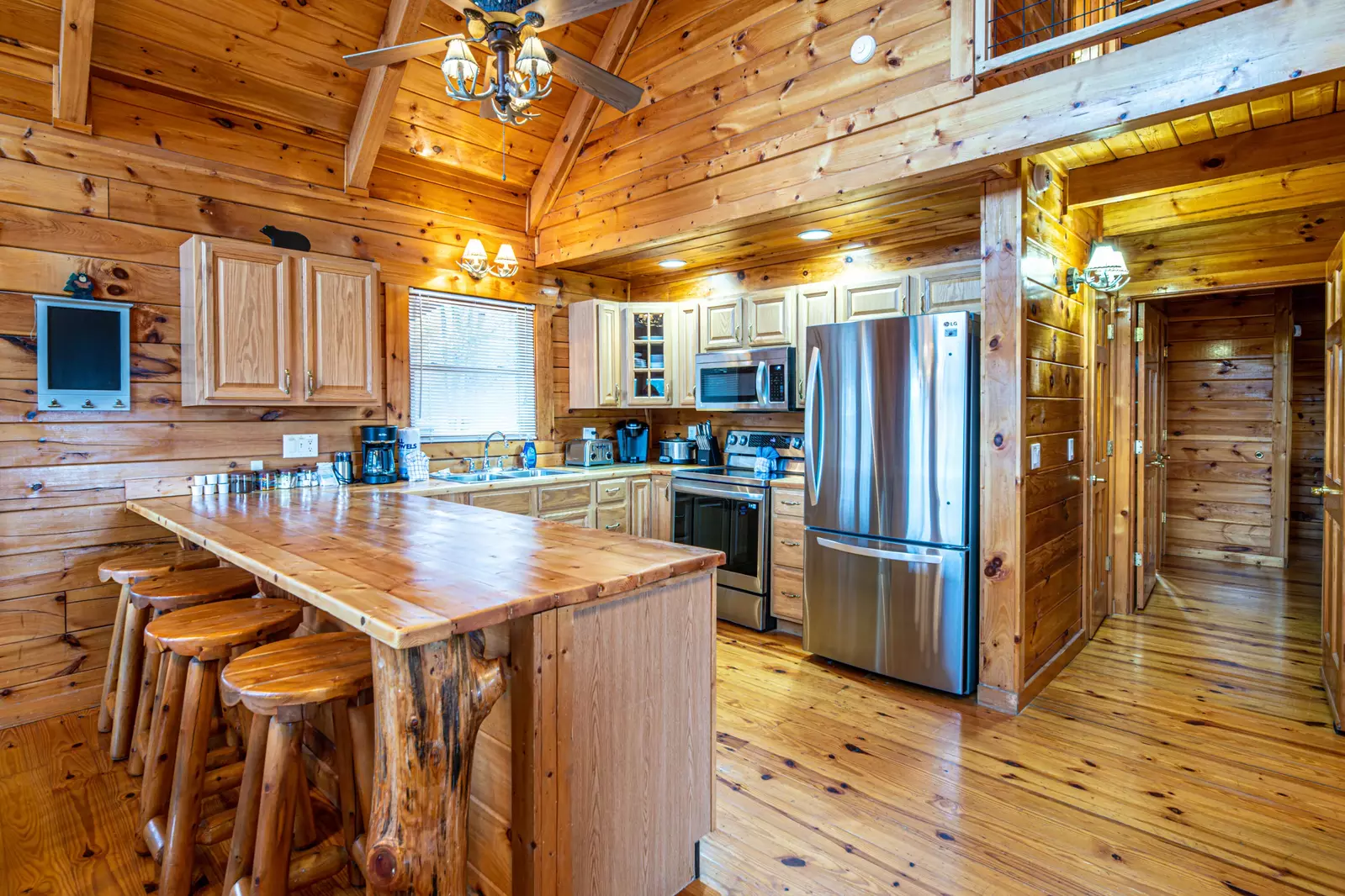 Fully stocked kitchen