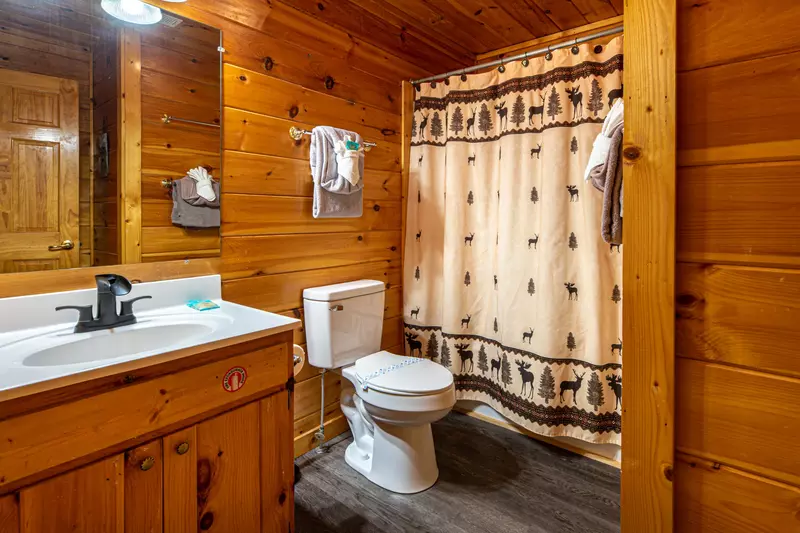 Full Bath #3 - upper level - shared by Bedrooms 3 and 4