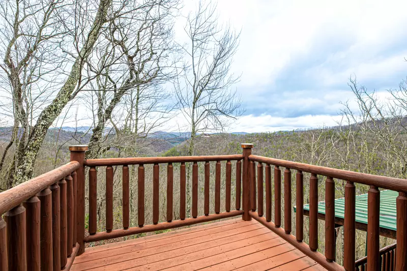 Private deck for Bedroom #4
