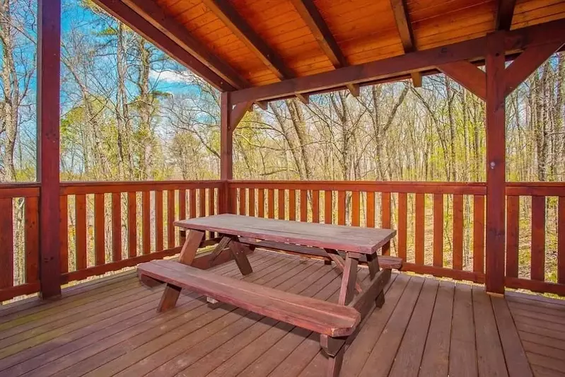 Spacious Dining Room with enough room for the whole family!  Serving Platters available