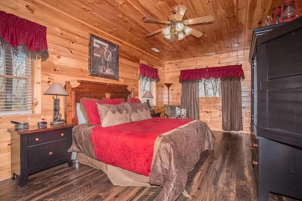 Take in the fresh mountain air for them wrap around deck