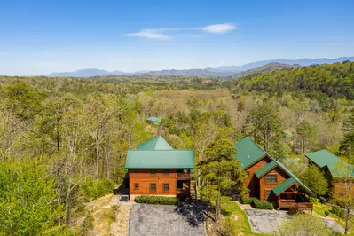 aerial view from roadside
