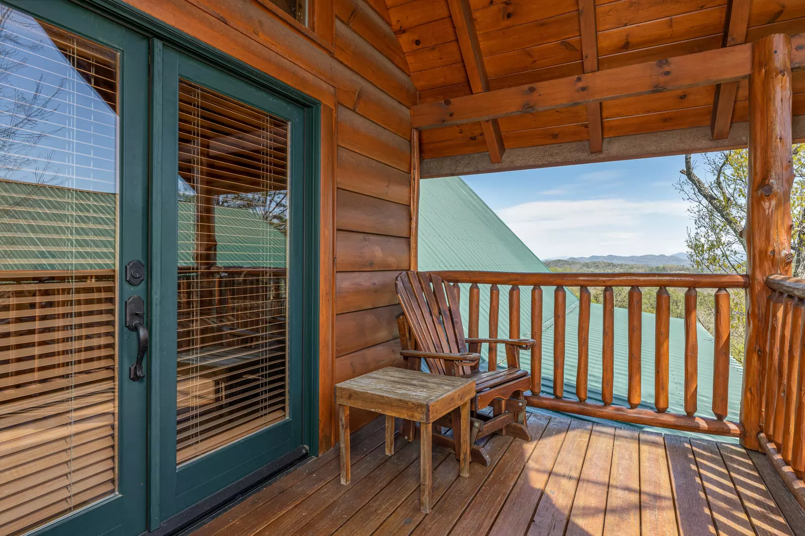 floor bedroom #2 with private balcony and full bath