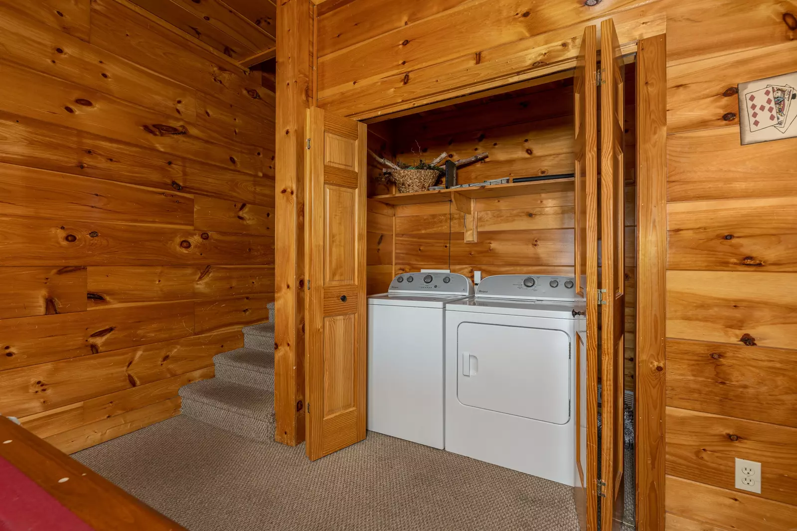 laundry with full size washer and dryer