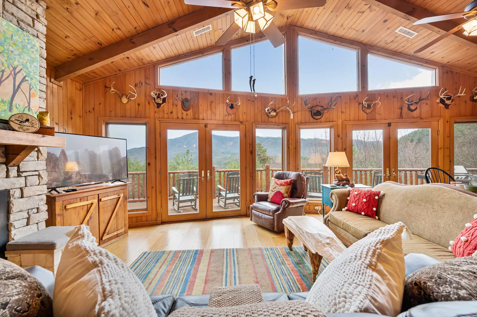 Great views throughout the property