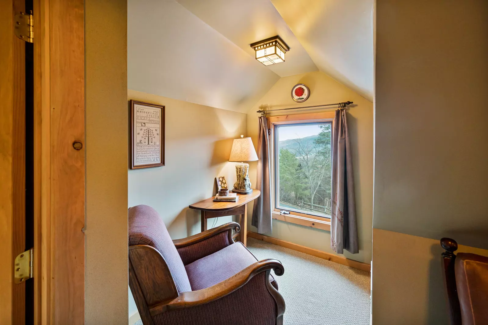 Bedroom #2: Great sitting spot with amazing views 