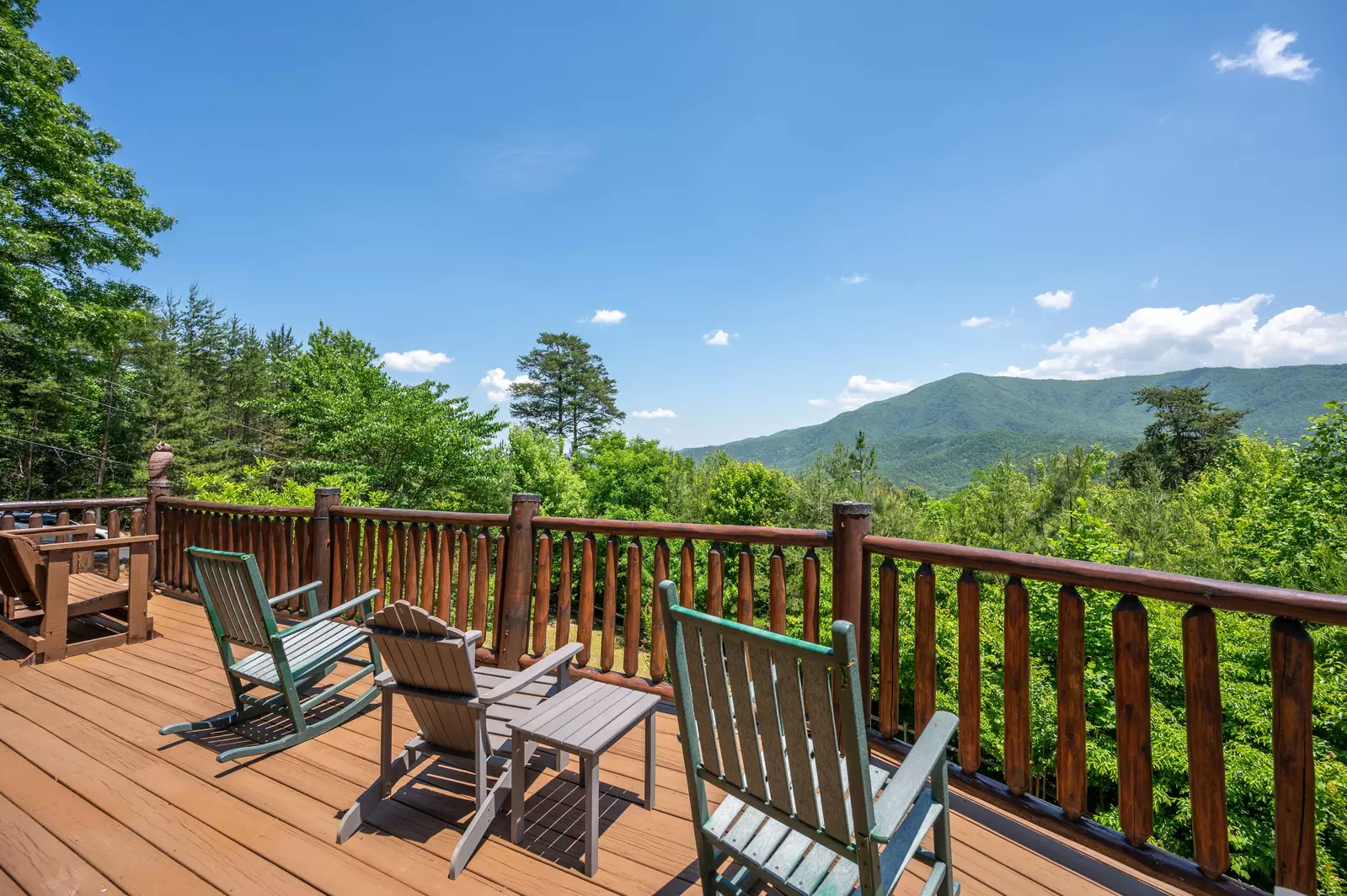 Great views from deck