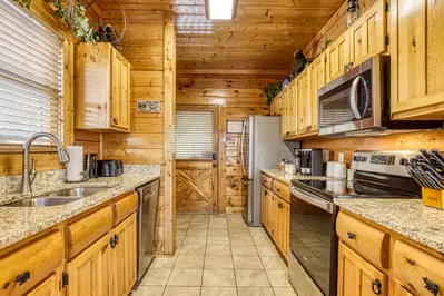 Awesome Views fully furnished kitchen