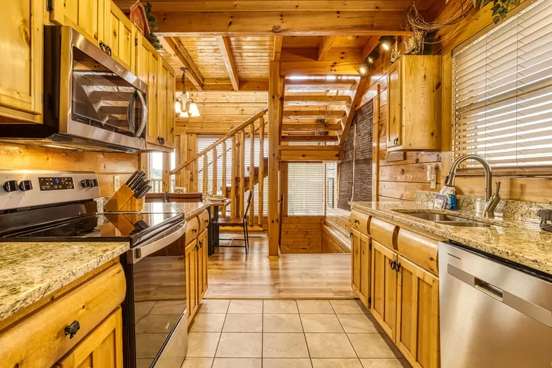 Awesome Views fully furnished kitchen