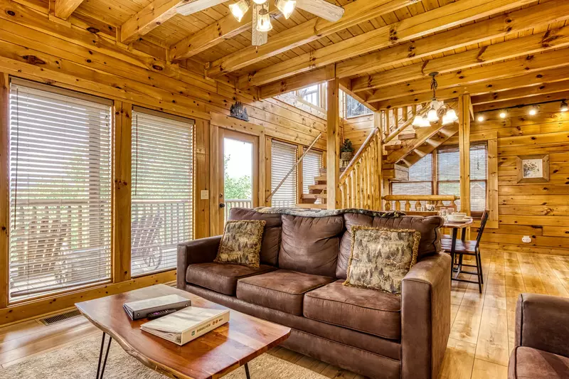 Awesome Views living room and dining area