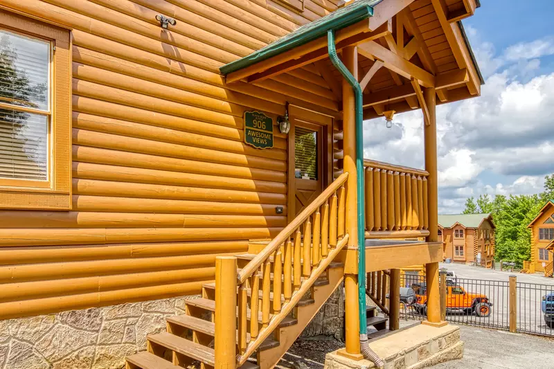 Awesome Views covered entry deck