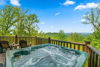 peekin over pigeon forge is one of the best cheap cabins in Pigeon Forge