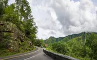 Newfound Gap Road in the Smoky Mountains