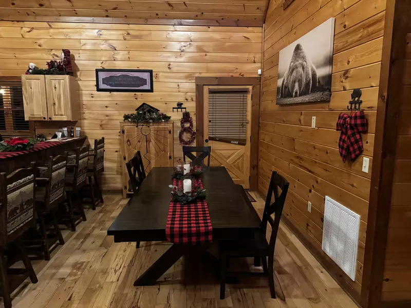 The Bear Cubs Winterfest decorations