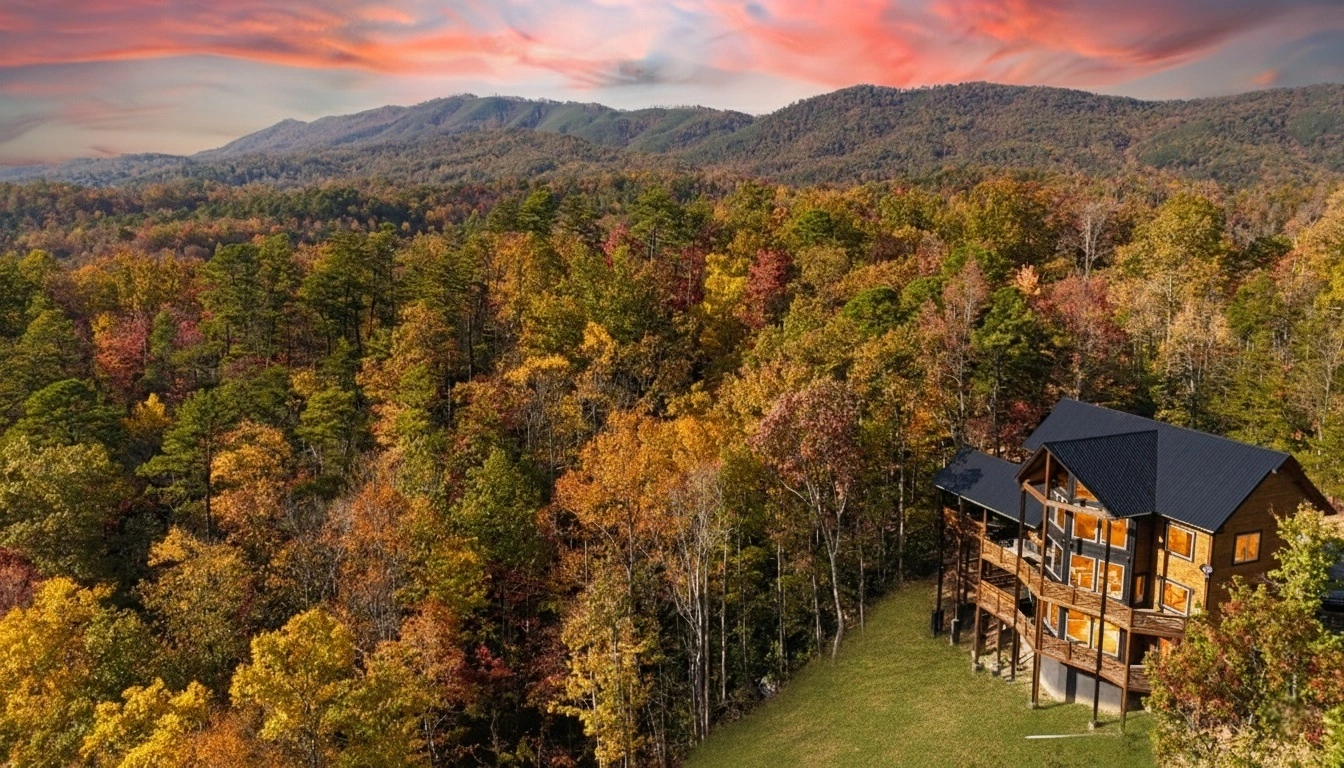 Property image, Interior, of Luxe Alpine Haven Cabin and Spa