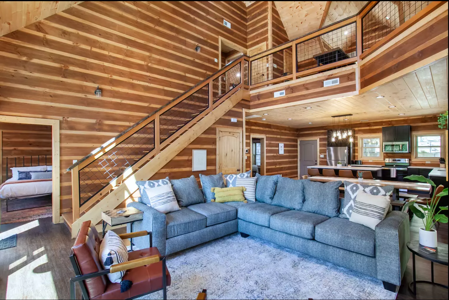 First Floor, Living area and two bedrooms