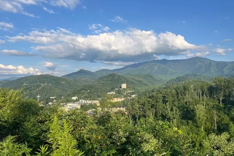 daytime at Gatlinburg Scenic Overlook