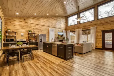 Open concept with natural light